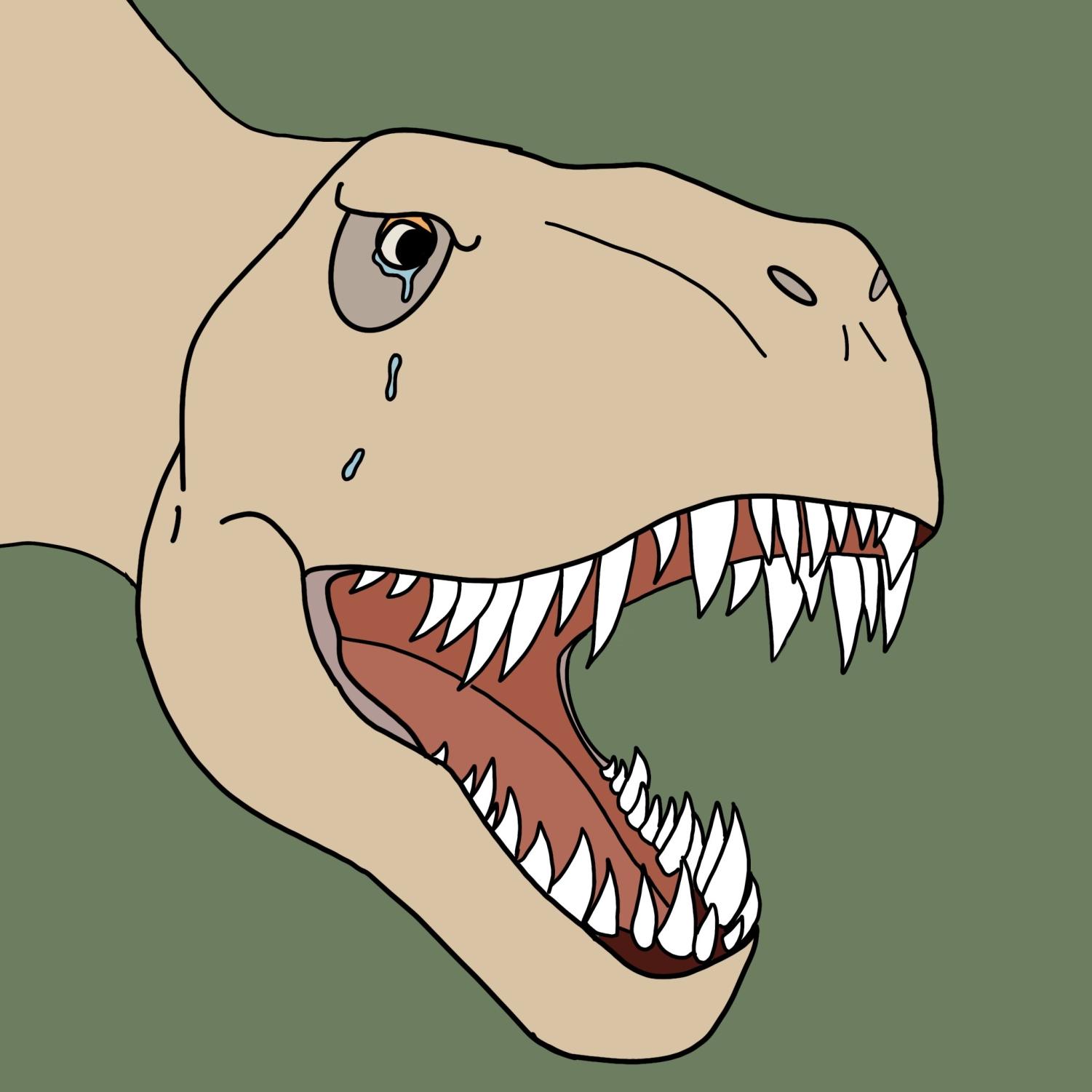 Sad Dino Dreamcatcher